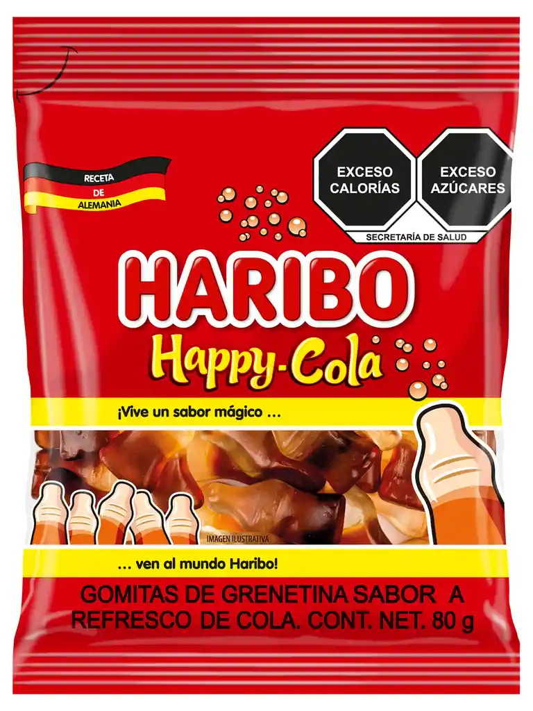 Gomitas Haribo Happycola 80g