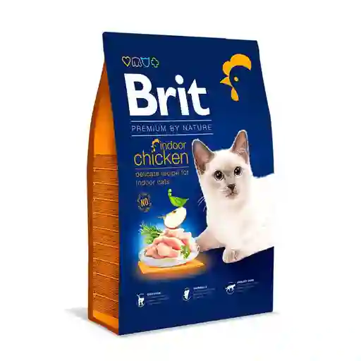 Alimento Gato Brit Premium Adult Indoor Chicken 1.5kg