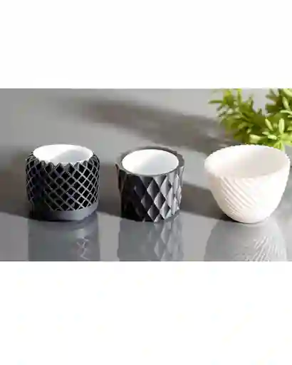 3 Maceteros Suculentas Pequeños