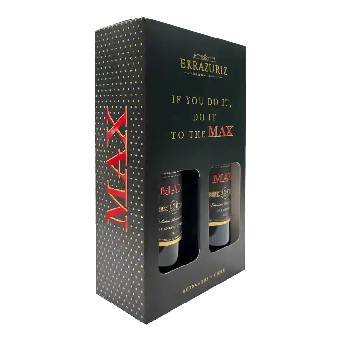 Pack Regalo 2x Vino Errazuriz Max - Regalo Amigo Secreto