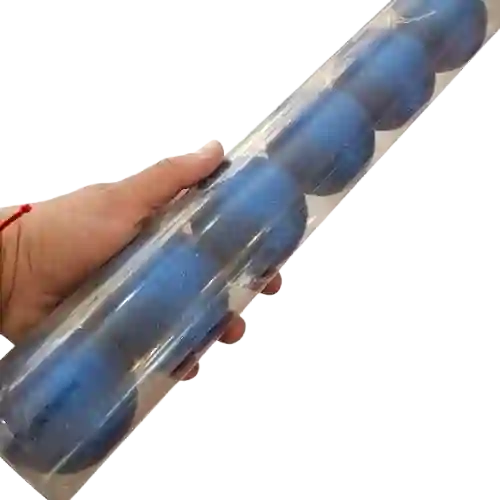 Esferas Navideñas Color Azul Indigo Con Glitter Pack 6unds 7cm Remate