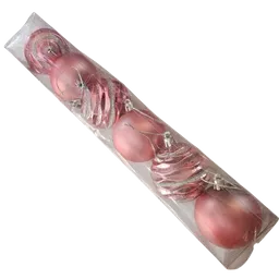 Pack Esferas Decoradas 6und 6cm 2 Colores