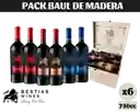 Pack Regalo 6x Vinos Bestias Collection Baúl Madera Carmenere