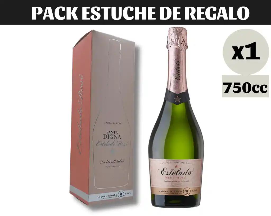 Espumante Miguel Torres Estelado Brut Rose Regalo Dia Madre