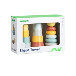Apilador De Madera En Forma De Torre Tooky Toy Tkf008b