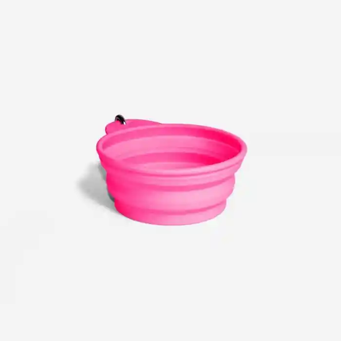 Plato Perro Zeedog Go Bowl Pink Small