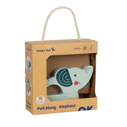 Elefante De Madera Para Arrastrar Tooky Toy Tj007a