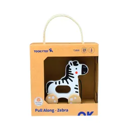 Zebra De Madera Para Arrastrar Tooky Toy Tj010a