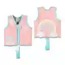 Chaleco Flotador Infantil Arcoíris Palorosa 15 A 19 Kg Green Dolphin G155