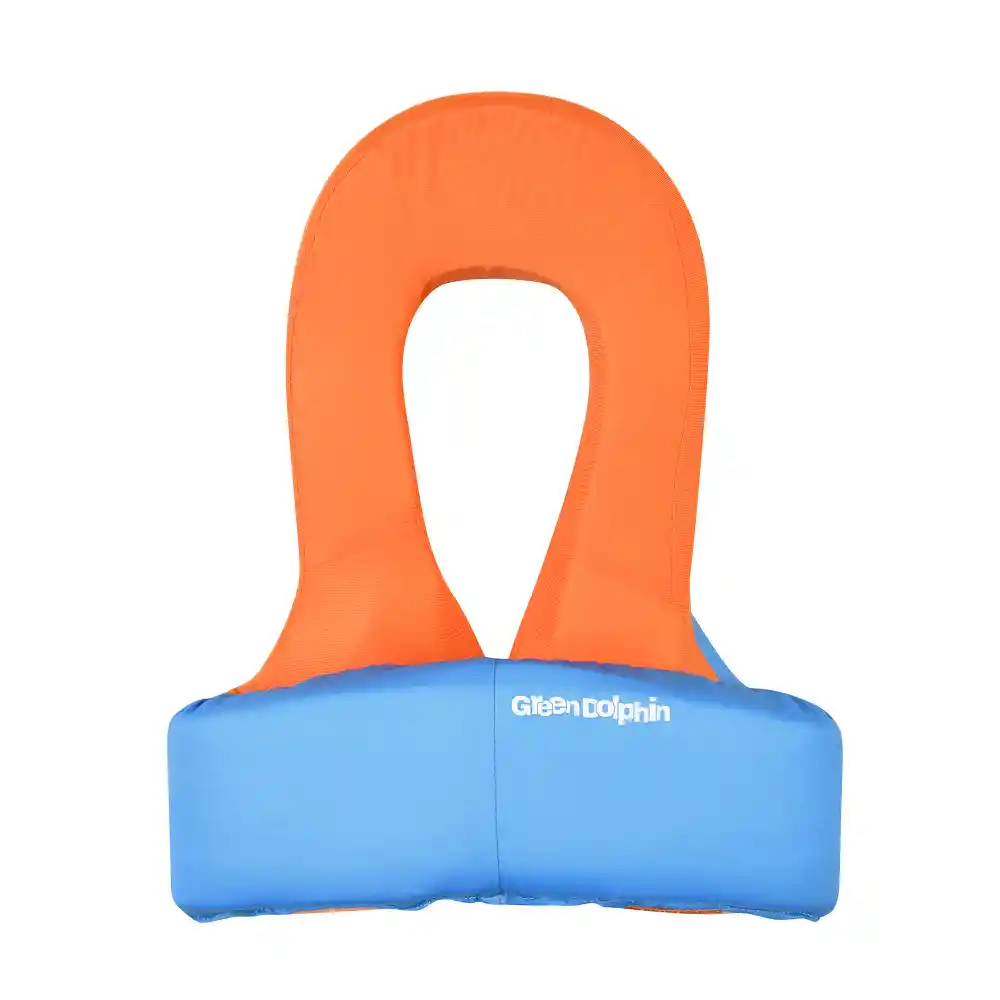 Chaleco Flotador Infantil Green Lock Celeste 19 A 30 Kg Green Dolphin G159