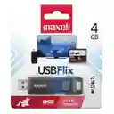 Pendrive Maxell Flix 4gb 2.0 Azul