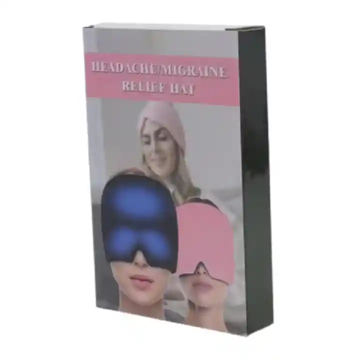 Gorro De Gel Alivio De Migraña, Dolor De Cabeza Terapia De Frío.