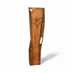 Tabla Asado Rustica Xl, Madera De Roble 140 X 30, 4 Posillos