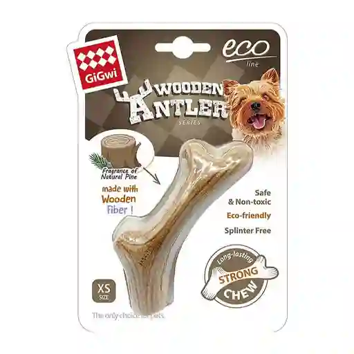 Juguete Perro Gigwi Dog Chew Wooden Antier Extra Small