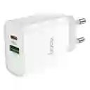 Cargador Hoco C80a 20w Para Iphone Color Blanco