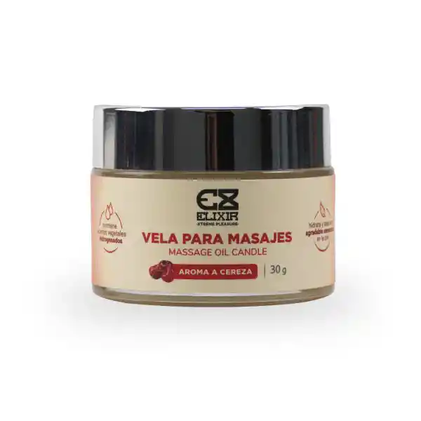 Vela Para Masajes Corporales Elixir