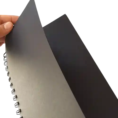 Cuaderno De Hojas Negras A5 25hjs 160grs