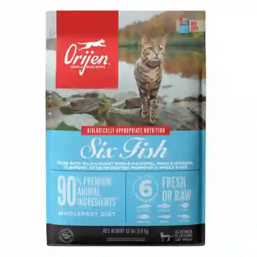 Alimento Gato Orijen Six Fish 1.81kg