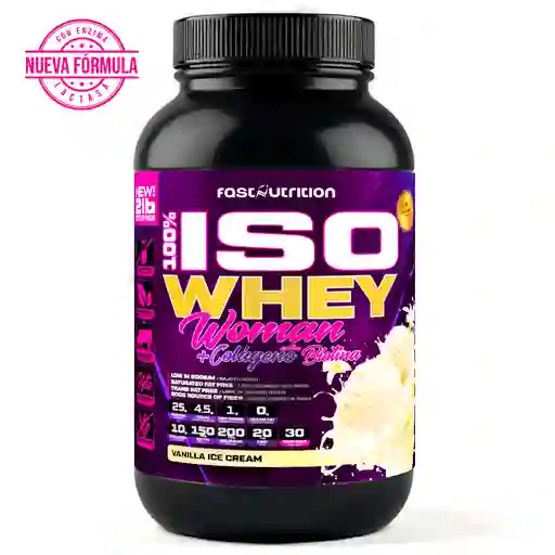 Iso Whey Woman 2lbs Sabor Vanilla Ice Cream