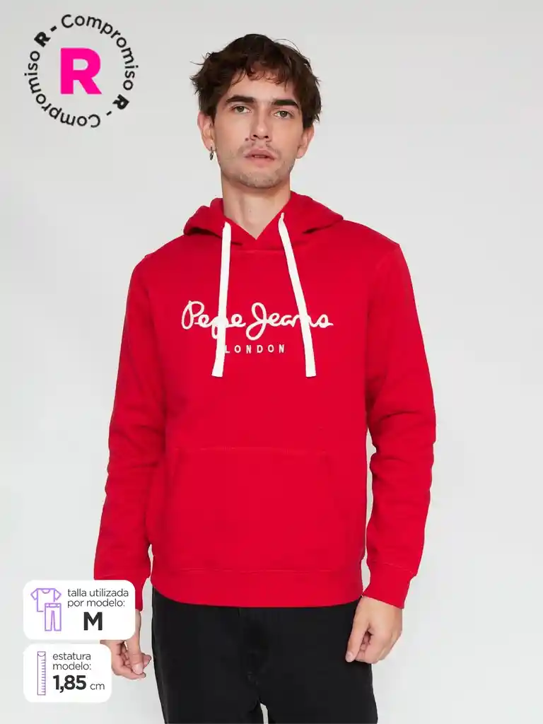 Pepe Jeans-poleron Scott Ppj Ss25 Rojo L