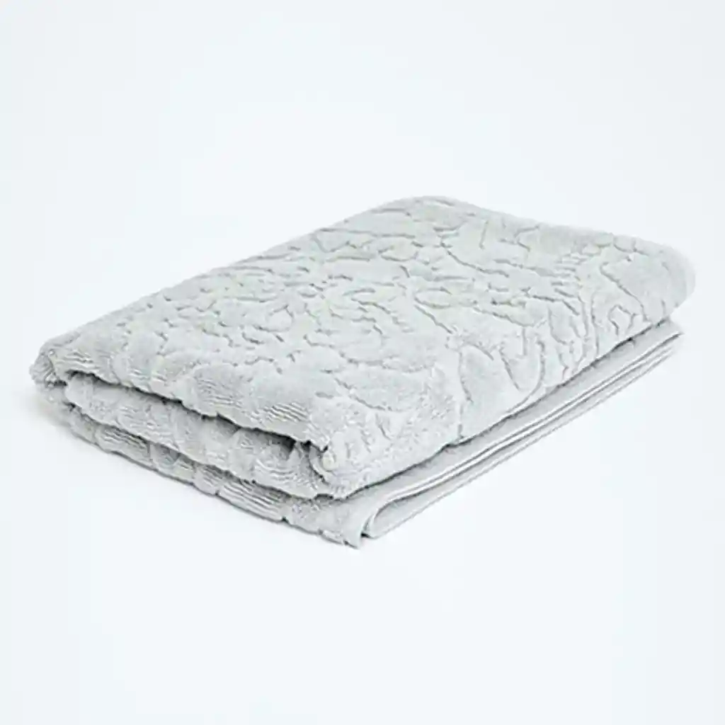 Ripley Home-toalla Jacquard Diseno Gris Mano