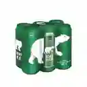 Bear Beer Lager 500 Cc Lat X 6 Und