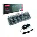 Kit Teclado + Mouse Gamer T-wolf T600 Cable Retroiluminado Led