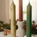 Set Velas Cónicas Navidad