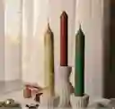 Set Velas Cónicas Navidad