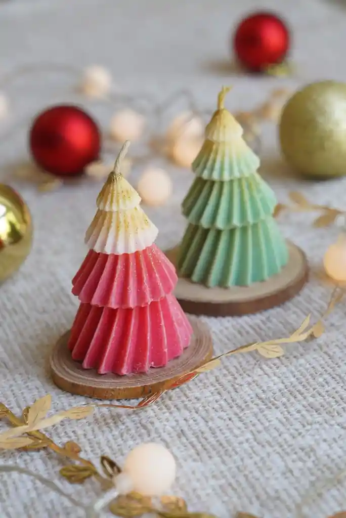 Velas Pino De Navidad