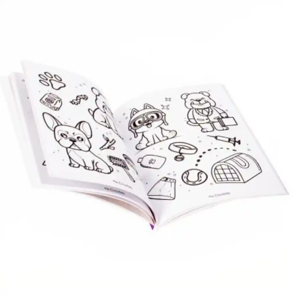 Libro Para Colorear Dog Lover Kawai 50 Paginas