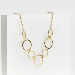 Collar Círculos Dorado