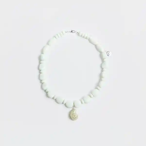 Collar Paradiso Piedras Irregulares Blanco