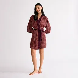 Bata Dreamy Palmeras Talla Única Burdeo