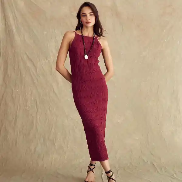 Vestido Paradiso Santorini M Burdeo