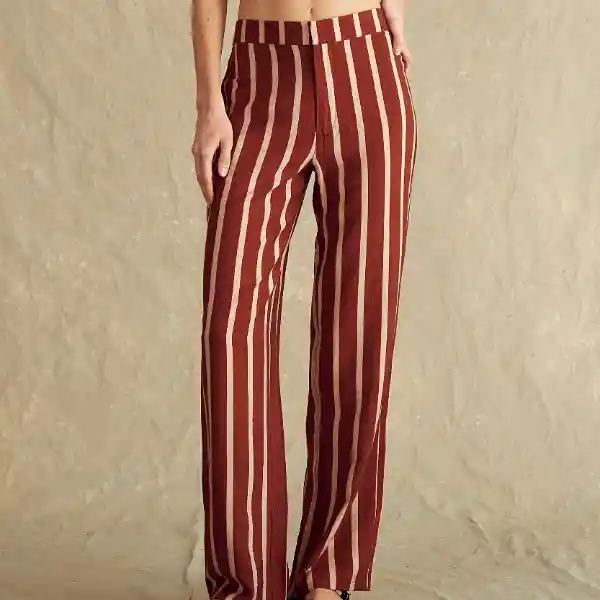 Pantalón Paradiso Líneas 34 Café