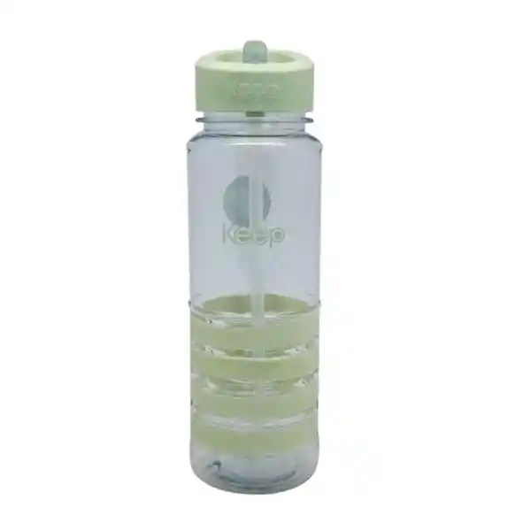 Botella Con Bombilla 750 Ml Verde Keep