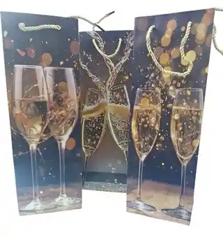 Bolsa De Regalo Para Botella 12x35x9 Aries