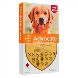 Antiparasitario Interno Y Externo Advocate Perro 10-25kg