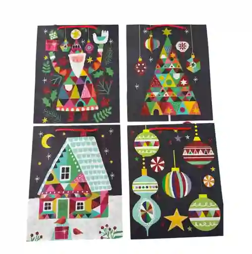 Bolsa De Regalo Navidad Diseño Aleatorio 26x32x10cm (diseño 22)