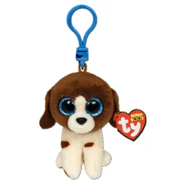 Ty Beanie Boos Muddles Perro Café-blanco Clip