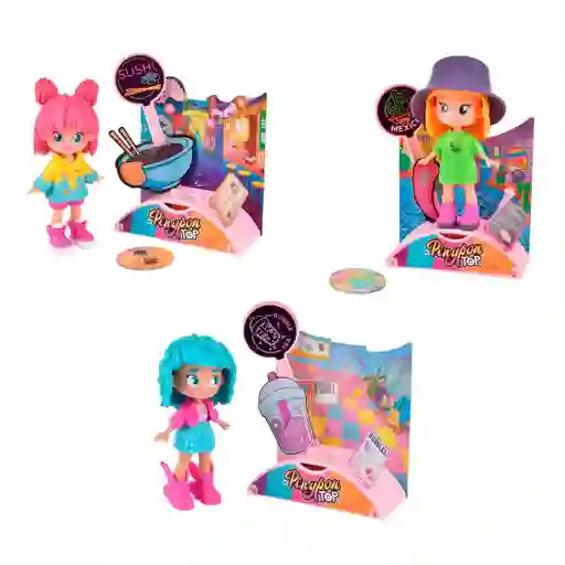 Muñeca 11 Cm Foddie Girls Pinypon Top