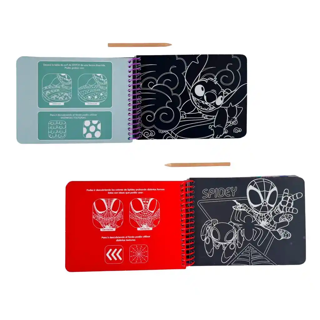 Libro Con Actividades Para Raspar Con Lapiz