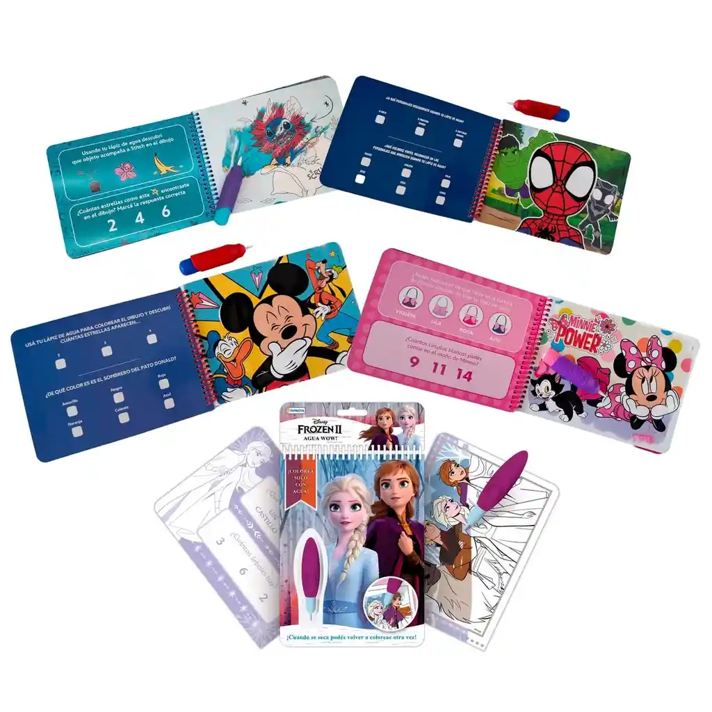 Libro Actividades Con Lapiz Magico Para Pintar Con Agua