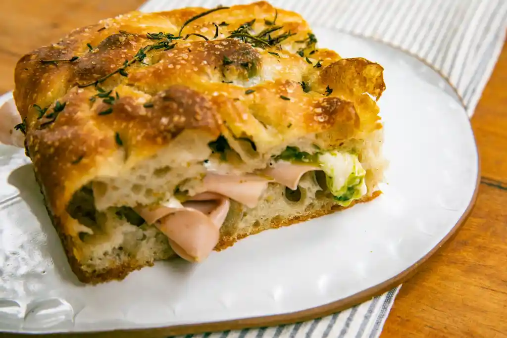 Focaccia Jamon Queso