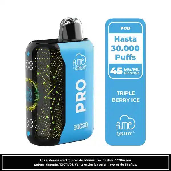 Fume Pro Triple Berry Ice 30.000 Puffs.