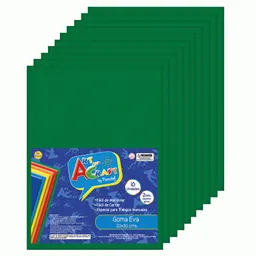 Goma Eva 20x30 Verde Oscuro Art&craft