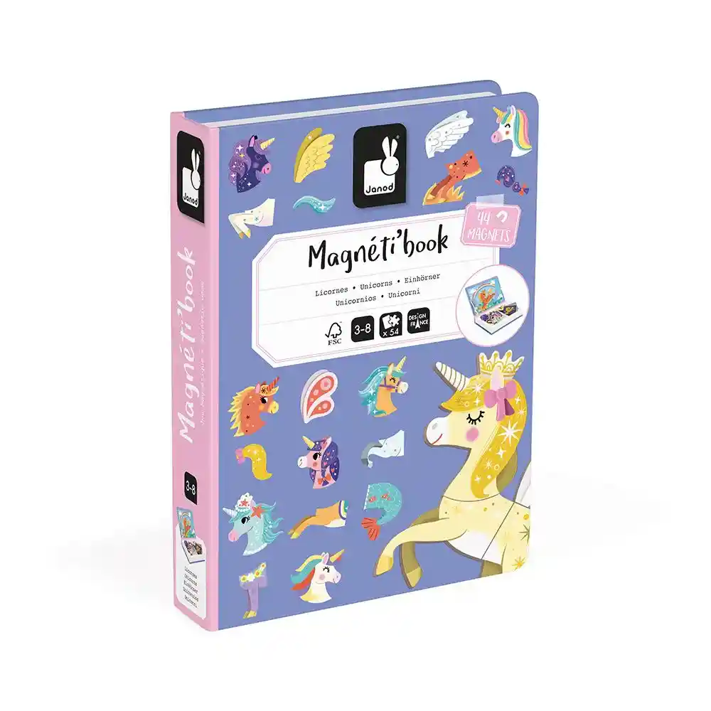 Libro Magnético Unicornios