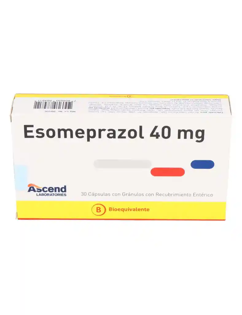 Esomeprazol 40 Mg X 30 Comprimidos Ascend
