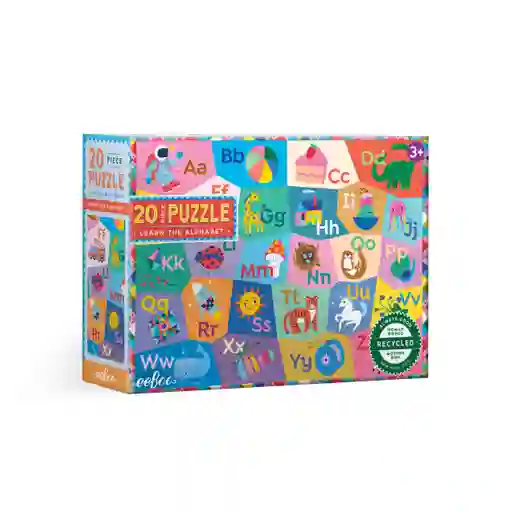 Puzzle 20 Piezas Aprende El Alfabeto